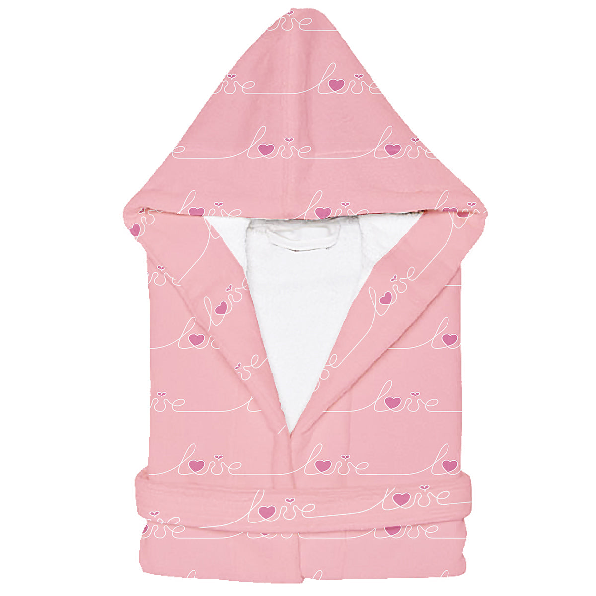 Юношески халат PINK LOVE