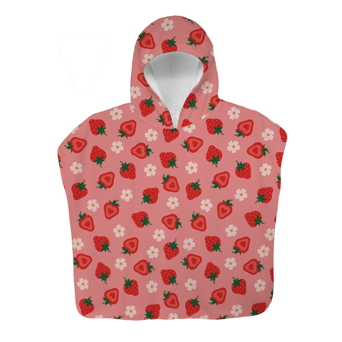 Детско пончо STRAWBERRY