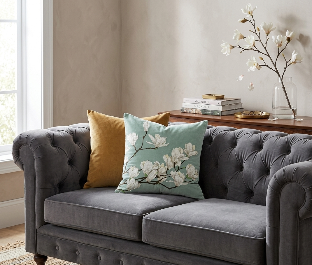 Декоративна възглавница MAGNOLIA WHITE 45 х 45 см