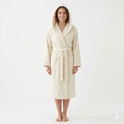 Памучен халат с качулка CLASSIC
