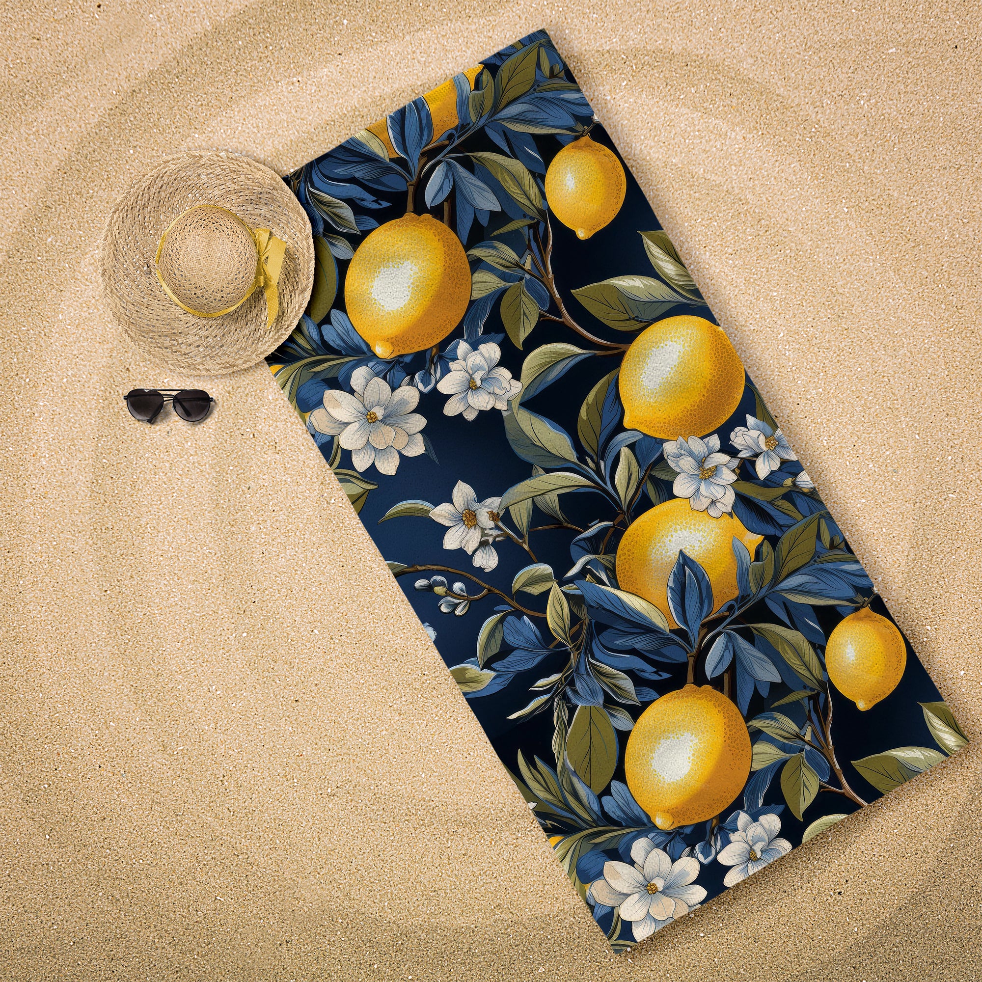 Плажна кърпа LEMON 75 х 150 см