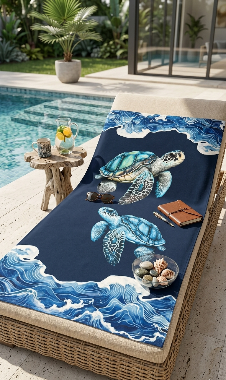 Плажна кърпа Turtle
