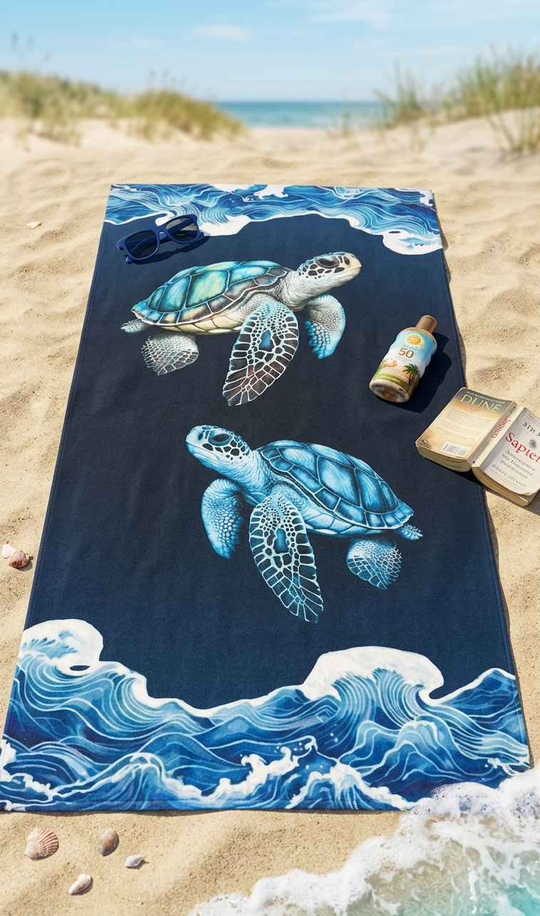 Плажна кърпа Turtle