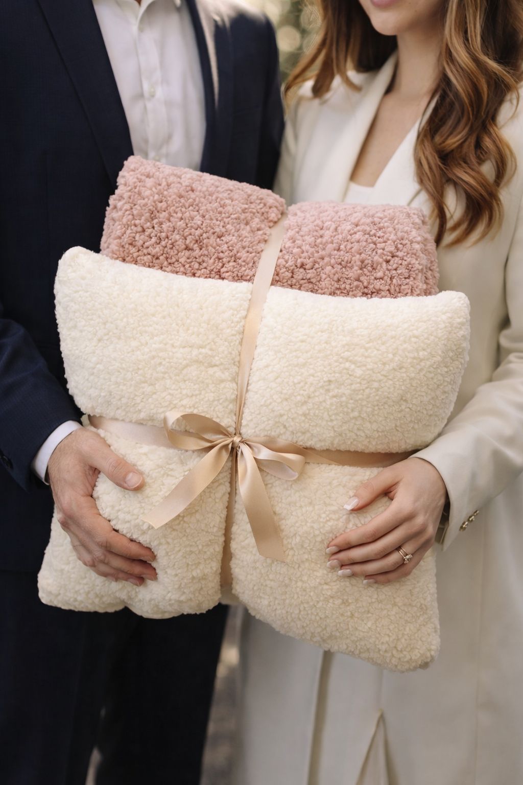 КОМПЛЕКТ ОДЕЯЛО И ВЪЗГЛАВНИЦА "ЗА НЕГО И  НЕЯ"